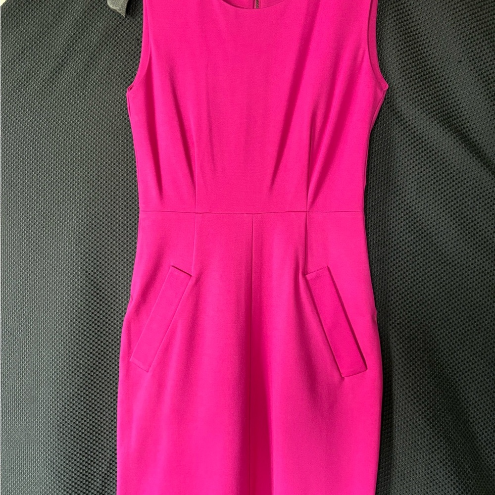 Diane Von Furstenberg Vibrant Pink Mini Dress